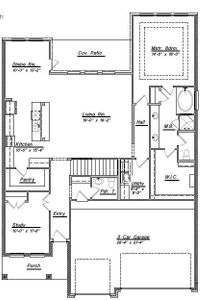 New construction Single-Family house Magnolia, TX 77484 plan Floor Plan 3396 - image