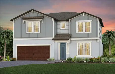 New construction Single-Family house 33301 Binding Ties Ln, Wesley Chapel, FL 33545 plan Winthrop - image