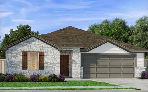 New construction Single-Family house 108 Hayburner Rd, Burnet, TX 78611 plan The Oleander (401) - image