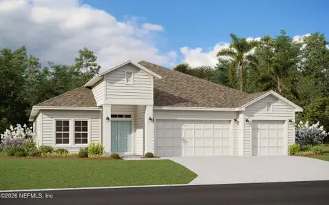 New construction Single-Family house 24 Windmill Palm Wy, Palm Coast, FL 32164 - image