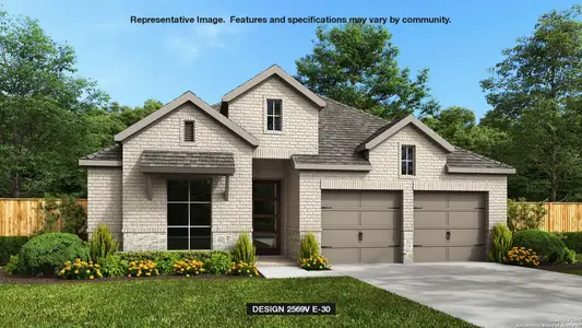 New construction Single-Family house 10826 Twyla Rd, San Antonio, TX 78224 plan 2569V - image