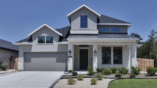 New construction Single-Family house 1708 El Pino St, Todd Mission, TX 77316 plan 2737C - image