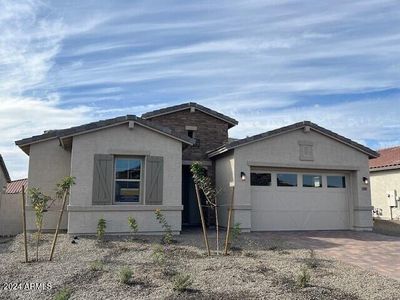 New construction Single-Family house 268 S 164Th Drive, Goodyear, AZ 85338 Hacienda Series - Crimson- photo 0