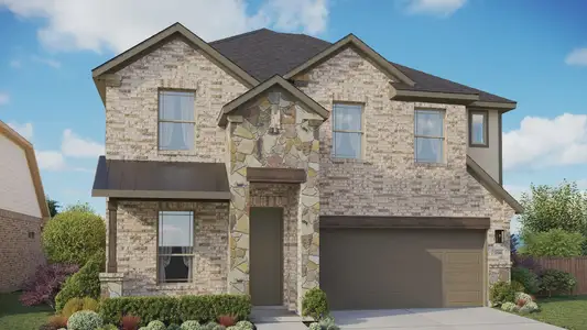 New construction Single-Family house 1005 Blanket Flower Dr, Georgetown, TX 78628 plan Capri II - image