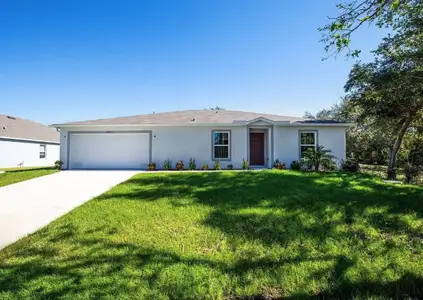 New construction Single-Family house 419 Portola Ave, Lehigh Acres, FL 33974 plan Iris - image
