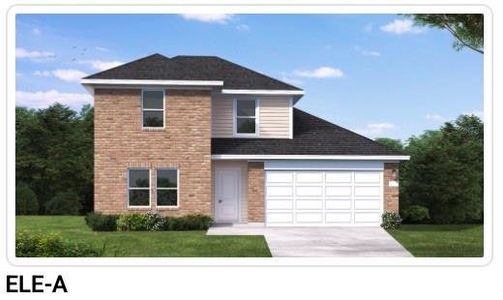 New construction Single-Family house 6726 Pebble Bluff Ct, Cove, TX 77523 - image