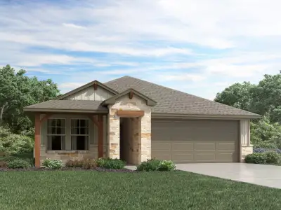 New construction Single-Family house 133 Holmby Dr, Hutto, TX 78634 plan The Callaghan (830) - image