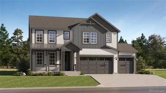 New construction Single-Family house 24625 E Kettle Ct, Aurora, CO 80016 plan Stonehaven - image