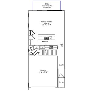 New construction Single-Family house 1035 Westerland Way, Durham, NC 27703 Moonflower- photo 0