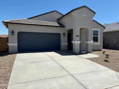 New construction Single-Family house 41011 W Sunland Drive, Maricopa, AZ 85138 Puffin- photo 0