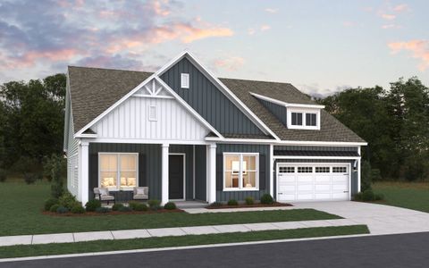 New construction Single-Family house 324 Hunter Rd, Simpsonville, SC 29681 plan Edison - Single Family Homes - image