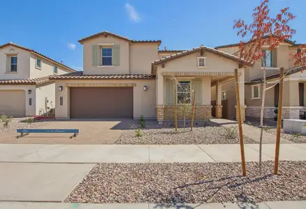 New construction Single-Family house 21505 E Sparrow Dr, Queen Creek, AZ 85142 plan 3522 Elevation B - image