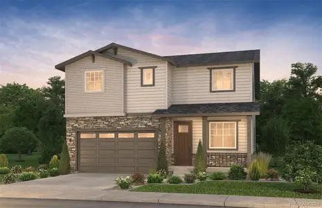 New construction Single-Family house 2187 S Jackson Gap St, Aurora, CO 80018 Firwood- photo 0