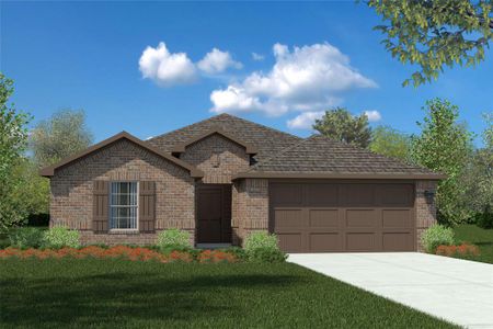 New construction Single-Family house 1333 Tierra Blanca Drive, Fort Worth, TX 76247 ELGIN- photo 0