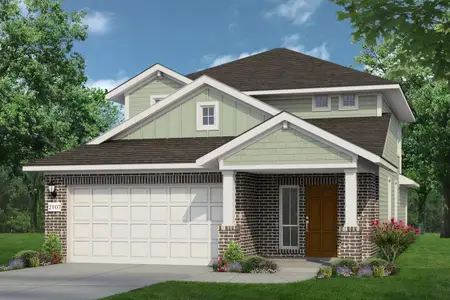 New construction Single-Family house 152 Beaver Path, San Antonio, TX 78245 plan Hunters Ranch 2107 - image
