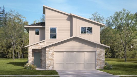 New construction Single-Family house 8519 Honest Cattleman Rd, Mustang Ridge, TX 78610 plan The Rushmore - image