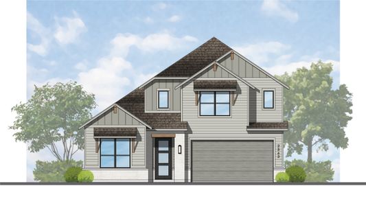 New construction Single-Family house 112 Green Brush Dr, Liberty Hill, TX 78642 plan Torres - image