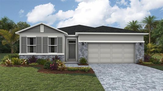 New construction Single-Family house 17325 Saltbush Trl, Parrish, FL 34219 - image
