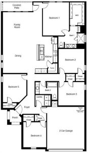 D.R. Horton's Jaxson floorplan - All Home and community information, including pricing, included features, terms, availability and amenities, are subject to change at any time without notice or obligation. All Drawings, pictures, photographs, video, square footages, floor plans, elevations, features, colors and sizes are approximate for illustration purposes only and will vary from the homes as built.