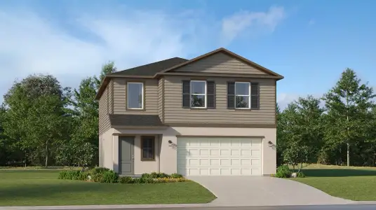 New construction Single-Family house 2222 Lesser Goldfinch Dr, Wimauma, FL 33598 plan Columbus - image