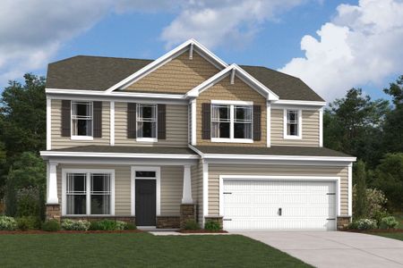 New construction Single-Family house 2023 Boulder Ridge Dr, Gastonia, NC 28052 plan Dearborn II - image