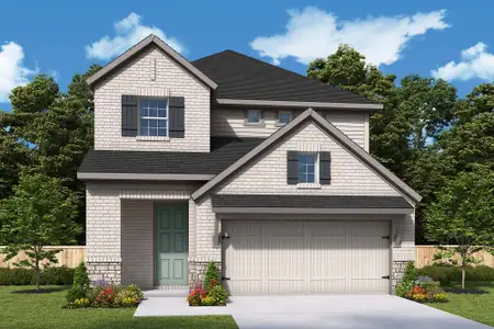 New construction Single-Family house 1324 Hartley Dr, Leander, TX 78641 plan The Thomasville - image