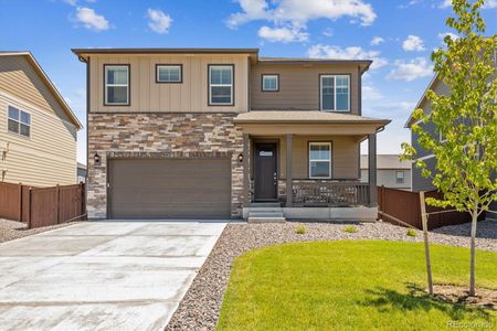 New construction Single-Family house 393 Hummingbird Lane, Johnstown, CO 80534 Bridgeport- photo 0