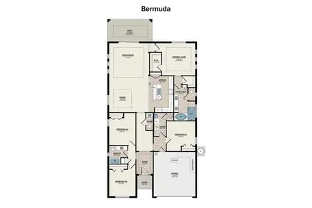 New construction Single-Family house 304 Monet Trl, Bradenton, FL 34212 plan Bermuda - image 2
