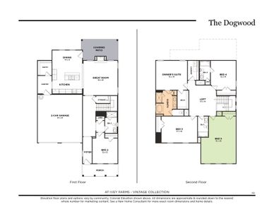New construction Single-Family house 447 Ivey Farms Rd, Farragut, TN 37934 plan The Dogwood - image 4
