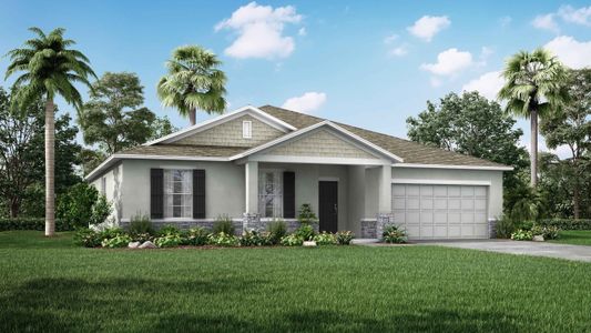 New construction Single-Family house 332 Sw Grimaldo Ter, Port St. Lucie, FL 34984 The Mesquite- photo 0