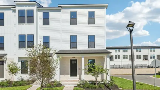 New construction Townhouse house 15081 Groveside Rd, Winter Garden, FL 34787 plan Lantana End Unit - image