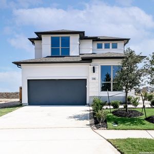New construction Single-Family house 736 Athabaska Trl, New Braunfels, TX 78130 plan 2407E - image