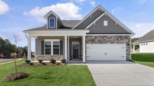 New construction Single-Family house 800 Fernwind Cir, Aberdeen, NC 28315 plan Azalea - image