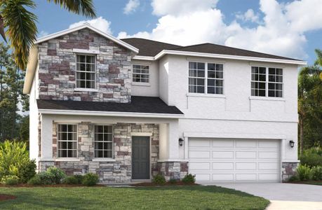 New construction Single-Family house 1774 Flag St, Haines City, FL 33844 plan The Chester - image