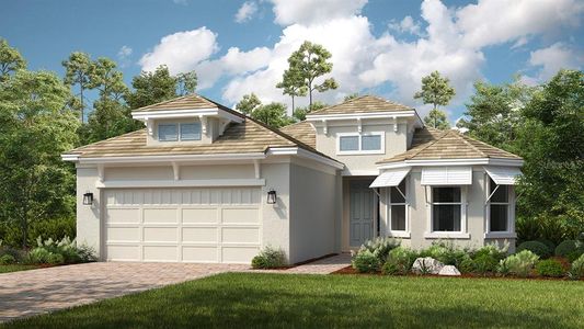 New construction Single-Family house 5030 Caserta Court, Palmetto, FL 34221 Farnese- photo 0