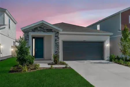 New construction Single-Family house 8124 Sunny Point Trl, Parrish, FL 34219 plan Turin - image