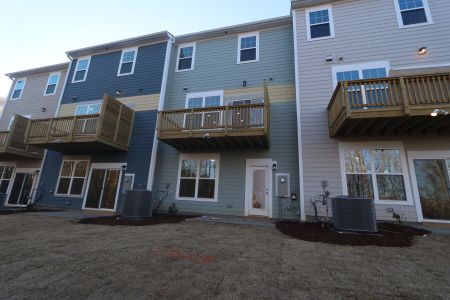 New construction Townhouse house 2313 Bay Minette Sta, Apex, NC 27502 Hyde Park - Front Entry Townhomes- photo 50 50