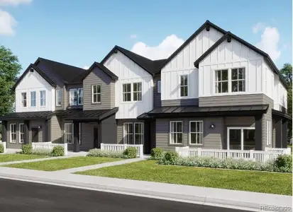 New construction Townhouse house 7626 S Cherokee Cir W, Centennial, CO 80018 - image