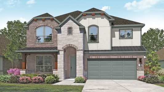 New construction Single-Family house 2080 Stephanie Ave, New Braunfels, TX 78132 plan Magnolia - image
