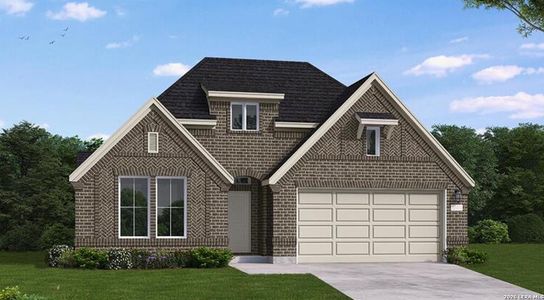 New construction Single-Family house 447 Cleveland Wy, New Braunfels, TX 78130 plan Kennedale - image