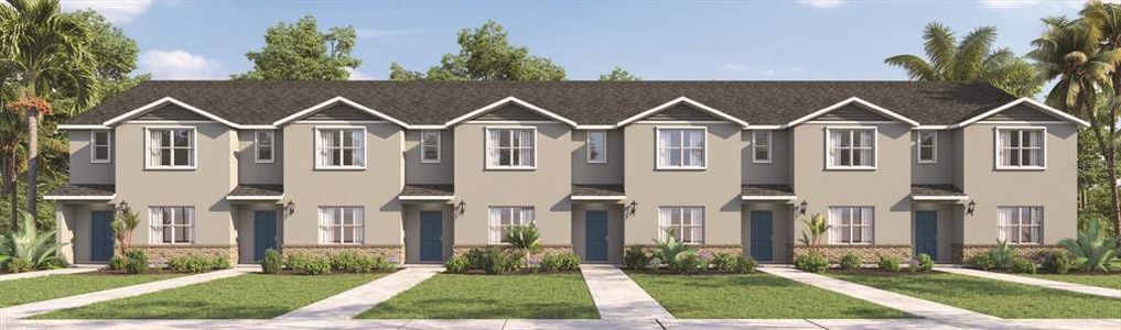 New construction Townhouse house 595 Preston Cove Dr, St. Cloud, FL 34771 - image