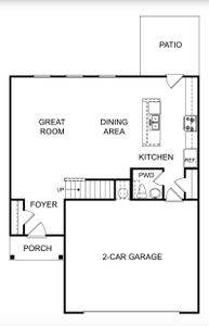 New construction Townhouse house 21 Umber Ln, Newnan, GA 30263 plan McIntosh Townhome - image 4