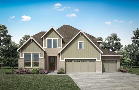 New construction Single-Family house 7707 River Bluet Place, Fulshear, TX 77441 Brookdale- photo 0