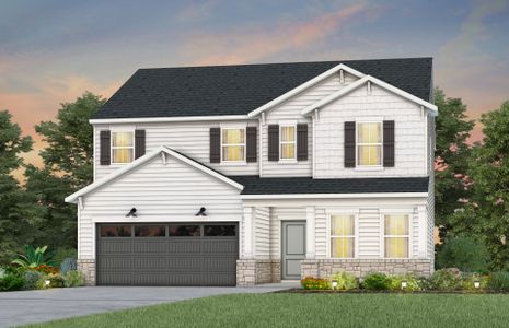 New construction Single-Family house 2194 Mineral Springs Ln, Harrisburg, NC 28075 plan Austin - image