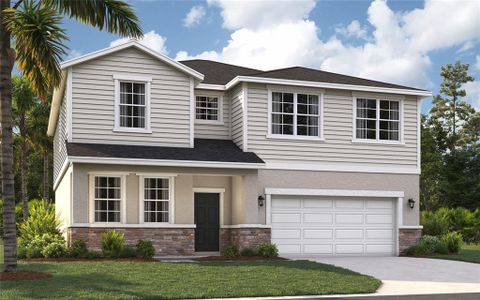 New construction Single-Family house 12907 Cara Ct, Grand Island, FL 32735 plan Chester - image