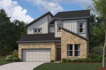 New construction Single-Family house 13215 Stabler Dr, Manchaca, TX 78652 plan Brahman - Capital Series - image