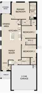 New construction Single-Family house 3009 Daffodil Dr, Lake Hamilton, FL 33844 plan Odyssey - image