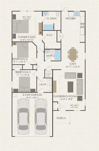 Pulte Homes, Becket floor plan