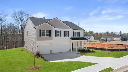 New construction Single-Family house 1950 Van Allen Ct, Dacula, GA 30019 Mansfield- photo 0