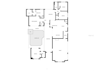 New construction Single-Family house 132 New Leatherwood Dr, Palm Coast, FL 32137 plan The Courtyard Junior - image 5